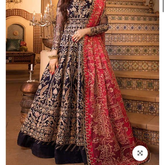 Asim jofa new Maria b Hussain rehar faiza saqlain Pakistani formal wedding Eid - Picture 4 of 4